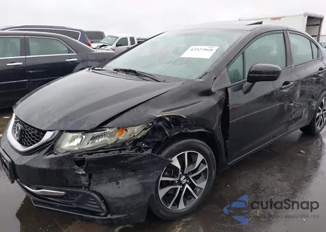 2015 Honda Civic Ex from USA, damaged, VIN 19XFB2F82FE206305